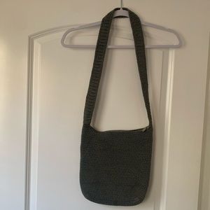 -GREY KNITTED PURSE